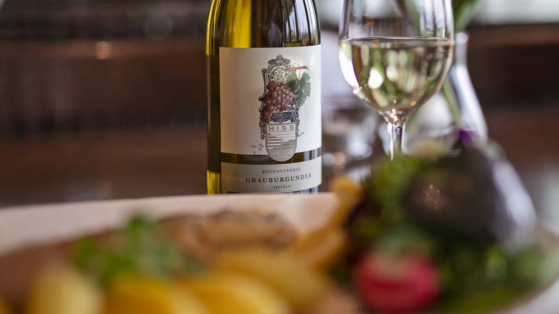 Menü mit Grauburgunder